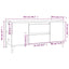 tv-bord 102x44,5x50 cm konstrueret træ sort