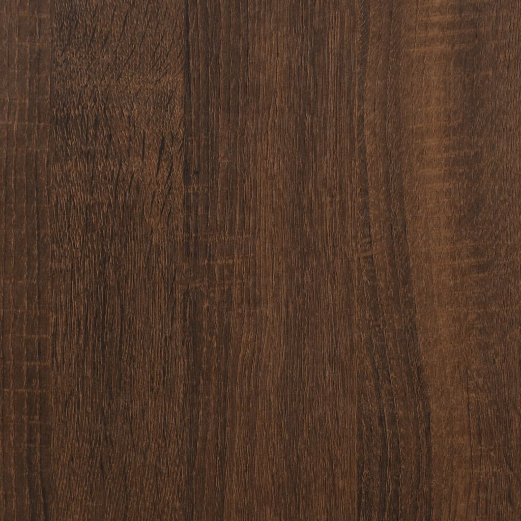 tv-bord 102x44,5x50 cm konstrueret træ brun egetræsfarve