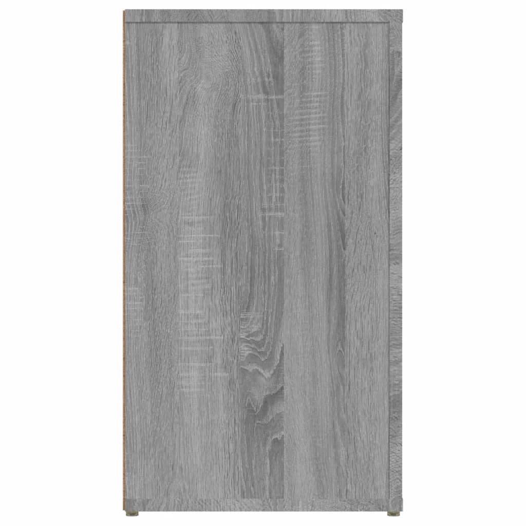 skænk 100x33x59,5 cm konstrueret træ grå sonoma-eg