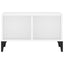 sofabord 60x50x36,5 cm konstrueret træ hvid