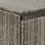 firdobbelt skraldespandsskjuler 274x80x117 cm polyrattan grå