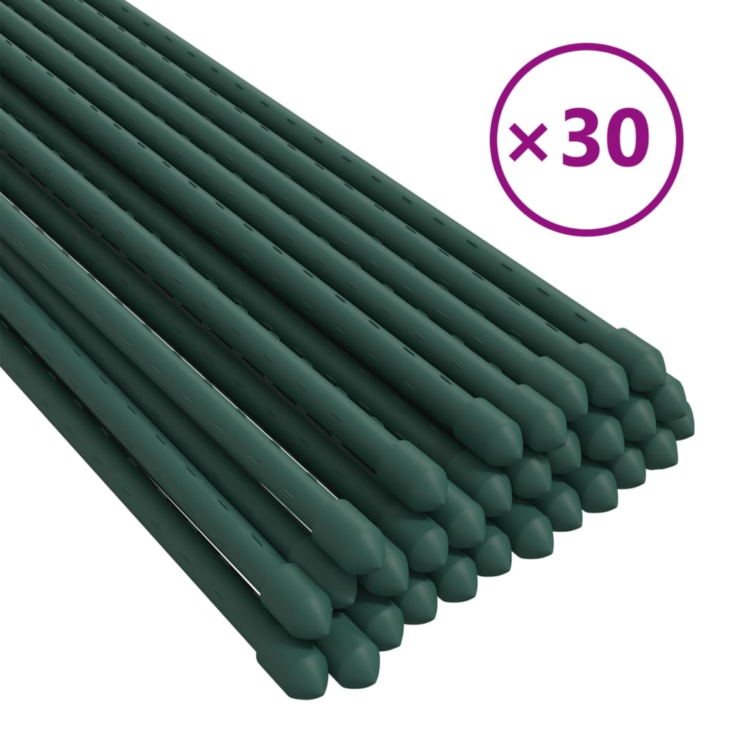 plantespyd til haven 30 stk. 60 cm stål grøn