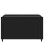 havebord 50x50x30 cm firkantet polyrattan sort