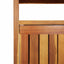 konsolbord til haven 80x35x75 cm massivt akacietræ