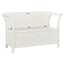 bænk 107x45x75,5 cm massivt fyrretræ hvid