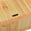 bænk 107x45x75,5 cm massivt fyrretræ