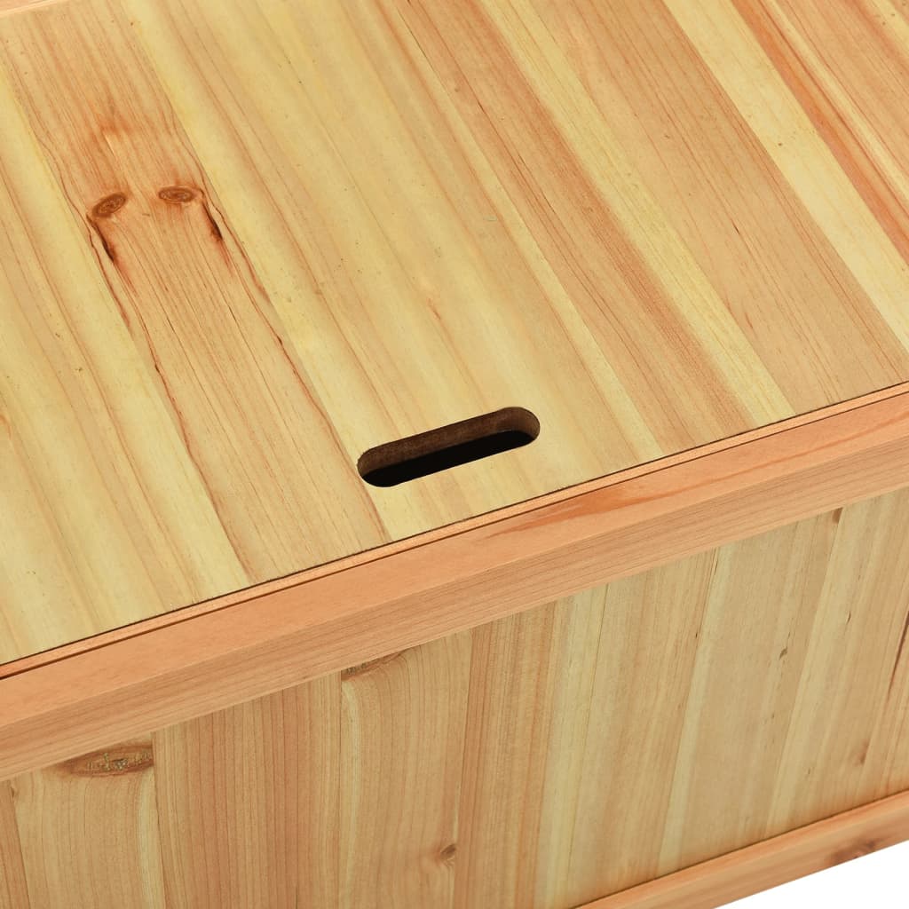 bænk 107x45x75,5 cm massivt fyrretræ