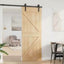 Dør NARVIK 80 x 210 cm Massivt Fyrretræ (Ubehandlet)