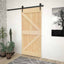 Dør NARVIK 90 x 210 cm Massivt Fyrretræ (Ubehandlet)