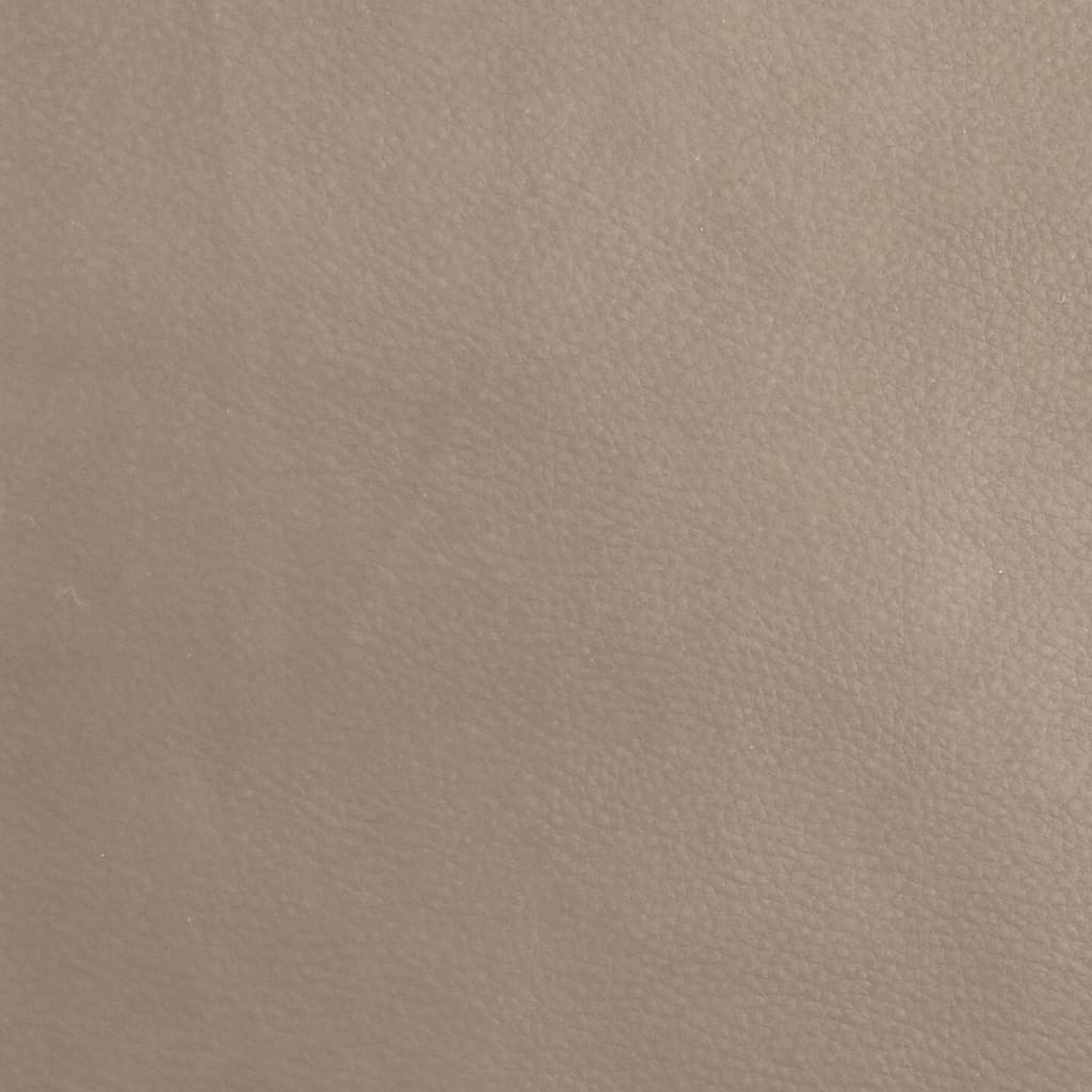 loungestol 54x75x76 cm kunstlæder cappuccinofarvet