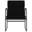 loungestol 55x64x80 cm stof sort