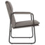 loungestol 55x64x80 cm stof Gråbrun