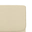 loungestol 55x64x80 cm stof Cremefarvet