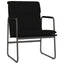 loungestol 55x64x80 cm kunstlæder sort