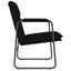loungestol 55x64x80 cm kunstlæder sort