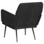 lænestol 62x79x79 cm velour sort