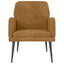 lænestol 62x79x79 cm velour brun