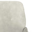 lænestol 62x79x79 cm velour cremefarvet