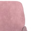 bænk 108x79x79 cm velour lyserød