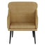 lænestol 63x76x80 cm velour brun