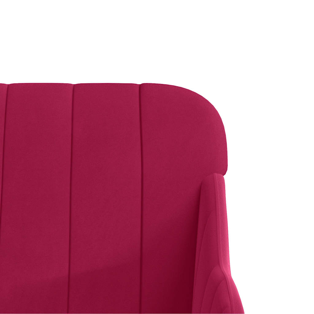 lænestol 63x76x80 cm velour Vinrød