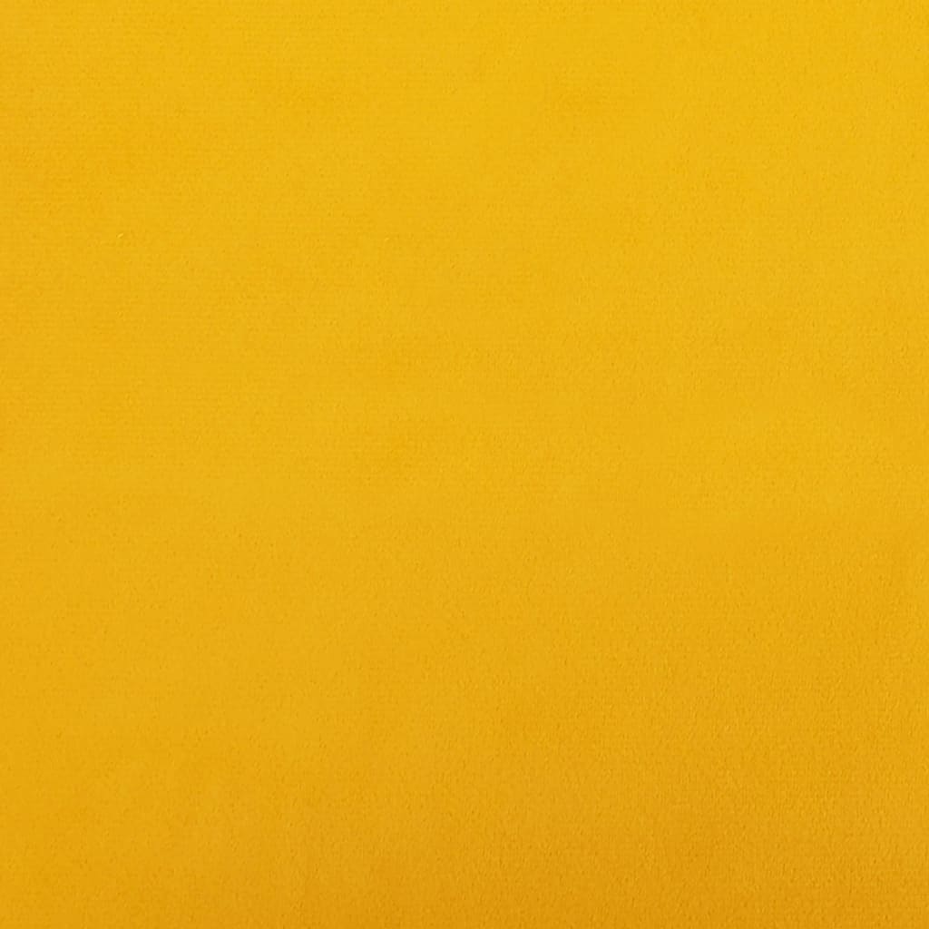 lænestol 63x76x80 cm velour gul