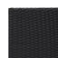 sidebord 55x45x49 cm polyrattan sort