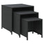 indskudsborde 3 stk. polyrattan sort