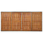 havebord med træplade 190x90x75 cm polyrattan grå
