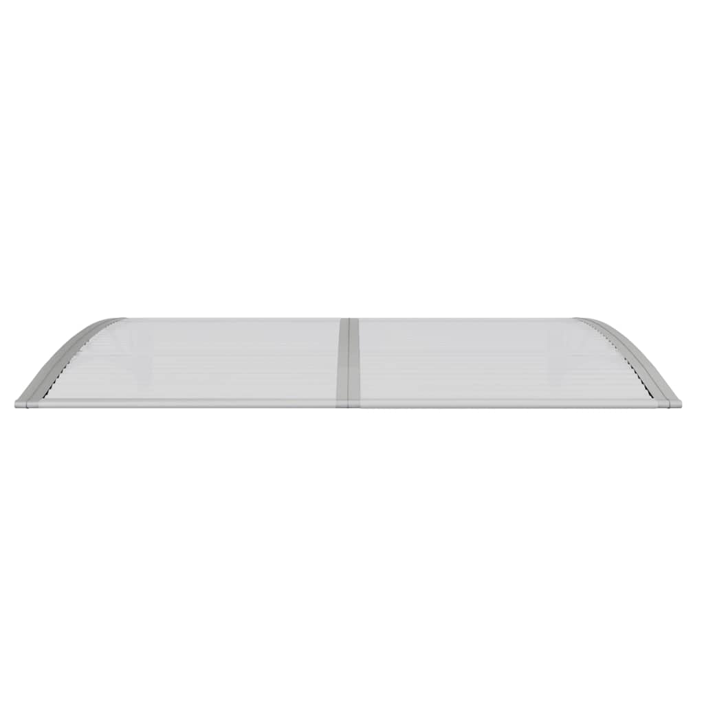 dørbaldakin 150x100 cm polycarbonat grå