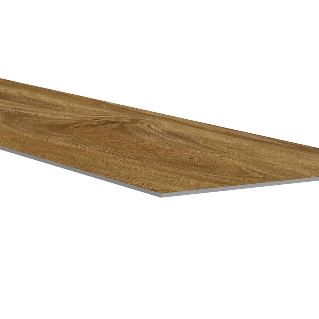 vægpaneler 2,06 m² trælook PVC brun