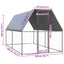 hønsegård 2x4x2 m galvaniseret stål