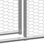 hønsegård 2x6x2 m galvaniseret stål