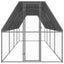 hønsegård 2x8x2 m galvaniseret stål