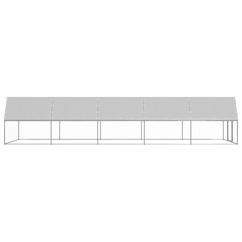 hønsegård 3x10x2 m galvaniseret stål
