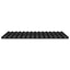 sengeramme 200x200 cm massivt fyrretræ sort