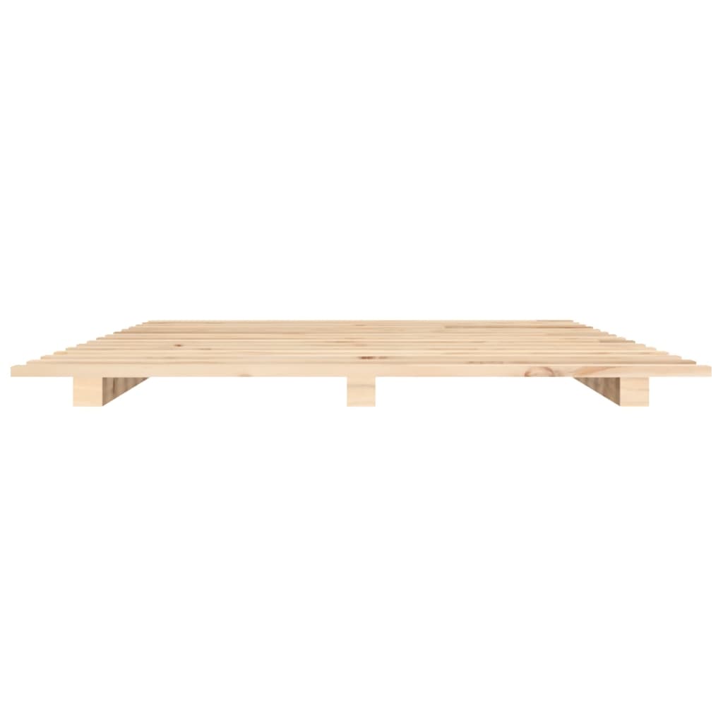 sengeramme 140x190 cm massivt fyrretræ