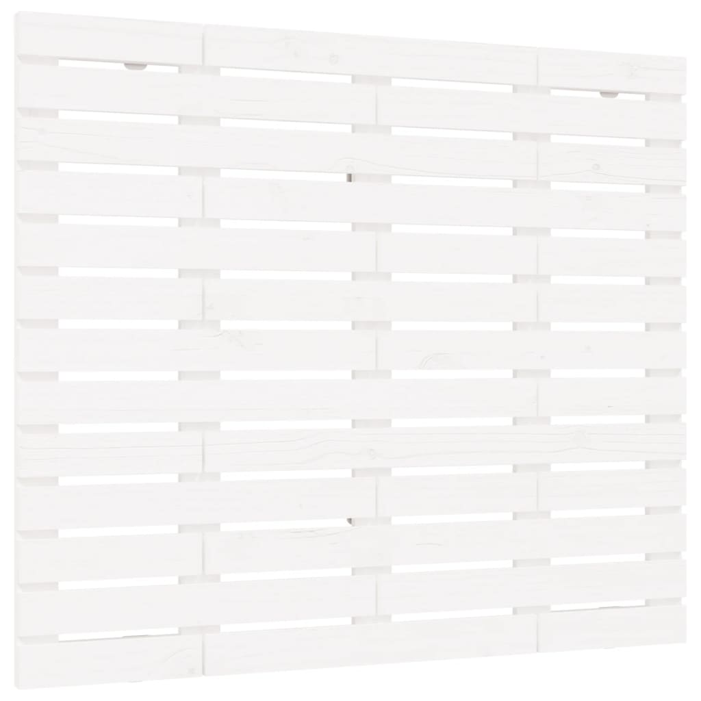 sengegavl 106x3x91,5 cm massivt fyrretræ hvid