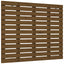 sengegavl 106x3x91,5 cm massivt fyrretræ gyldenbrun