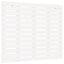 sengegavl 96x3x91,5 cm massivt fyrretræ hvid
