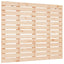 sengegavl 126x3x91,5 cm massivt fyrretræ