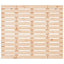 sengegavl 126x3x91,5 cm massivt fyrretræ