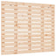 sengegavl 81x3x91,5 cm massivt fyrretræ