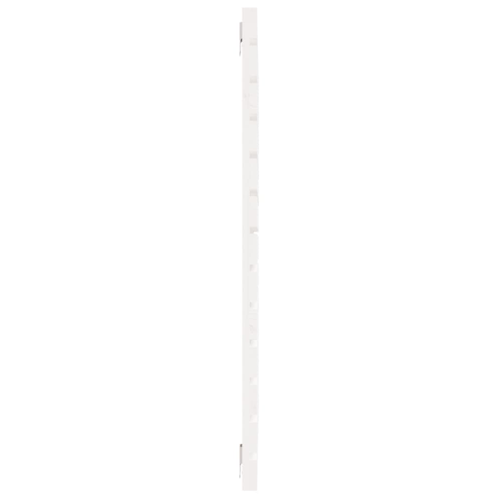 sengegavl 81x3x91,5 cm massivt fyrretræ hvid