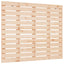 sengegavl 141x3x91,5 cm massivt fyrretræ
