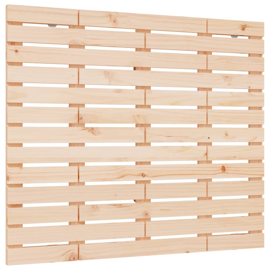 sengegavl 141x3x91,5 cm massivt fyrretræ