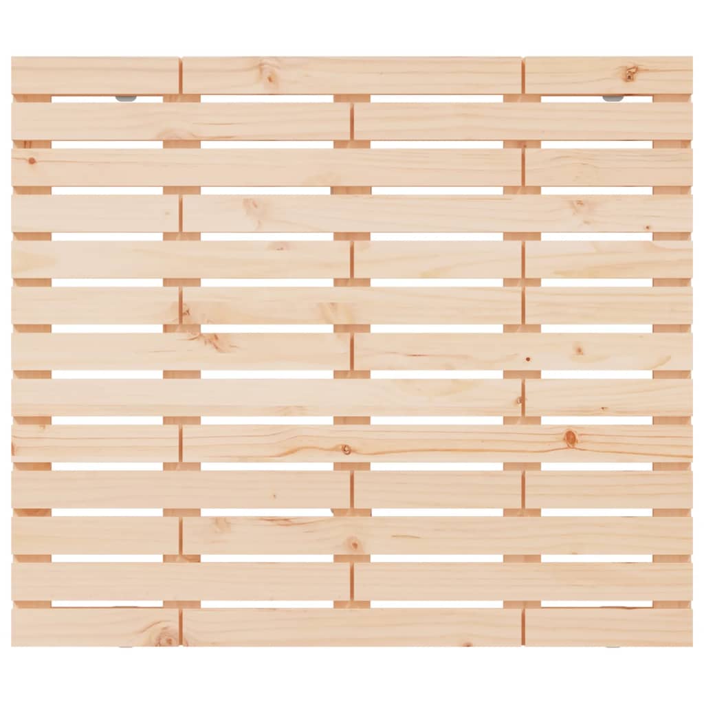 sengegavl 141x3x91,5 cm massivt fyrretræ