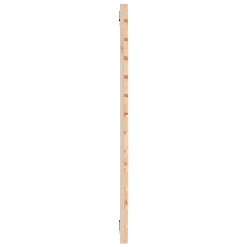 sengegavl 141x3x91,5 cm massivt fyrretræ