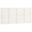 sengegavl 146x3x63 cm massivt fyrretræ hvid