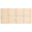 sengegavl 141x3x63 cm massivt fyrretræ